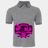 JB's  BIRDS EYE POLO   CHARCOAL - S Thumbnail