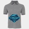 JB's  BIRDS EYE POLO   CHARCOAL - S Thumbnail