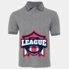 JB's  BIRDS EYE POLO   CHARCOAL - S Thumbnail