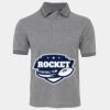 JB's  BIRDS EYE POLO   CHARCOAL - S Thumbnail