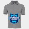 JB's  BIRDS EYE POLO   CHARCOAL - S Thumbnail