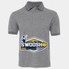 JB's  BIRDS EYE POLO   CHARCOAL - S Thumbnail