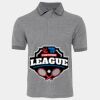JB's  BIRDS EYE POLO   CHARCOAL - S Thumbnail
