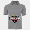 JB's  BIRDS EYE POLO   CHARCOAL - S Thumbnail