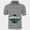 JB's  BIRDS EYE POLO   CHARCOAL - S Thumbnail