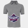 JB's  BIRDS EYE POLO   CHARCOAL - S Thumbnail