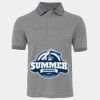 JB's  BIRDS EYE POLO   CHARCOAL - S Thumbnail