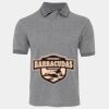 JB's  BIRDS EYE POLO   CHARCOAL - S Thumbnail