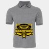 JB's  BIRDS EYE POLO   CHARCOAL - S Thumbnail