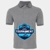 JB's  BIRDS EYE POLO   CHARCOAL - S Thumbnail