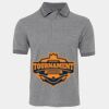 JB's  BIRDS EYE POLO   CHARCOAL - S Thumbnail