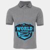 JB's  BIRDS EYE POLO   CHARCOAL - S Thumbnail