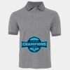 JB's  BIRDS EYE POLO   CHARCOAL - S Thumbnail