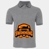 JB's  BIRDS EYE POLO   CHARCOAL - S Thumbnail