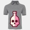 JB's  BIRDS EYE POLO   CHARCOAL - S Thumbnail