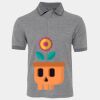 JB's  BIRDS EYE POLO   CHARCOAL - S Thumbnail