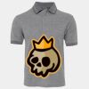 JB's  BIRDS EYE POLO   CHARCOAL - S Thumbnail
