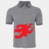 JB's  BIRDS EYE POLO   CHARCOAL - S Thumbnail