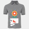 JB's  BIRDS EYE POLO   CHARCOAL - S Thumbnail