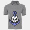 JB's  BIRDS EYE POLO   CHARCOAL - S Thumbnail