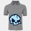 JB's  BIRDS EYE POLO   CHARCOAL - S Thumbnail
