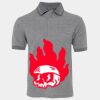 JB's  BIRDS EYE POLO   CHARCOAL - S Thumbnail