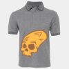 JB's  BIRDS EYE POLO   CHARCOAL - S Thumbnail