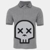 JB's  BIRDS EYE POLO   CHARCOAL - S Thumbnail