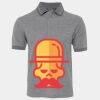 JB's  BIRDS EYE POLO   CHARCOAL - S Thumbnail
