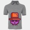 JB's  BIRDS EYE POLO   CHARCOAL - S Thumbnail