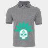 JB's  BIRDS EYE POLO   CHARCOAL - S Thumbnail