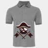 JB's  BIRDS EYE POLO   CHARCOAL - S Thumbnail