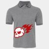 JB's  BIRDS EYE POLO   CHARCOAL - S Thumbnail