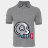 JB's  BIRDS EYE POLO   CHARCOAL - S Thumbnail