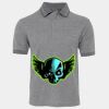JB's  BIRDS EYE POLO   CHARCOAL - S Thumbnail