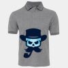 JB's  BIRDS EYE POLO   CHARCOAL - S Thumbnail
