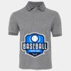 JB's  BIRDS EYE POLO   CHARCOAL - S Thumbnail