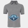 JB's  BIRDS EYE POLO   CHARCOAL - S Thumbnail