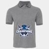 JB's  BIRDS EYE POLO   CHARCOAL - S Thumbnail