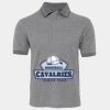 JB's  BIRDS EYE POLO   CHARCOAL - S Thumbnail