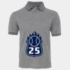 JB's  BIRDS EYE POLO   CHARCOAL - S Thumbnail