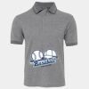JB's  BIRDS EYE POLO   CHARCOAL - S Thumbnail
