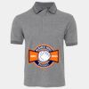JB's  BIRDS EYE POLO   CHARCOAL - S Thumbnail