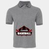 JB's  BIRDS EYE POLO   CHARCOAL - S Thumbnail