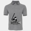 JB's  BIRDS EYE POLO   CHARCOAL - S Thumbnail