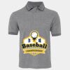 JB's  BIRDS EYE POLO   CHARCOAL - S Thumbnail