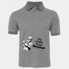 JB's  BIRDS EYE POLO   CHARCOAL - S Thumbnail