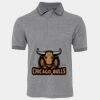 JB's  BIRDS EYE POLO   CHARCOAL - S Thumbnail
