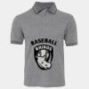 JB's  BIRDS EYE POLO   CHARCOAL - S Thumbnail