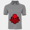 JB's  BIRDS EYE POLO   CHARCOAL - S Thumbnail